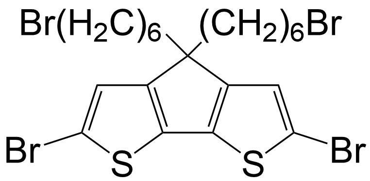 2,6-Dibromo-4,4-bis(6- bromohexyl)-4H-cyclopenta [2,1- b:3,4-b’]dithiophene/1426829-76-6
